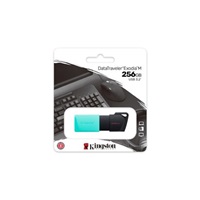 Kingston Flash Disk 256GB USB3.2 Gen 1 DataTraveler Exodia M (Black + Teal)