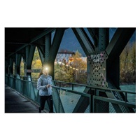 Ledlenser NEO1R běžecká čelovka, bílo-limetková