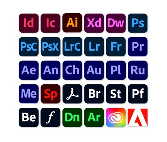 Adobe Creative Cloud for teams All Apps MP ENG COM NEW 1 User, 1 Month, Level 1, 1-9 Lic