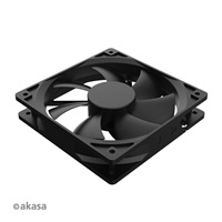 AKASA ventilátor Smart Black, 12cm fan, HD bearing