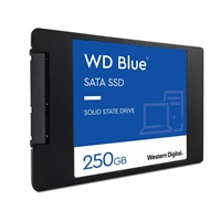 WD BLUE SSD 3D NAND WDS250G3B0A 250GB SA510 SATA/600, (R:555, W:440MB/s), 2.5"
