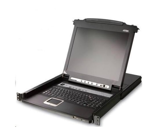 ATEN 16-Port KVM PS/2+USB, OSD, rack, 17" Slideaway LCD