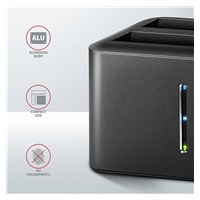 AXAGON ADSA-D25, USB 3.2 Gen 1 - 2x SATA 6G 2.5" SSD/HDD CLONE MINI stacja dokująca
