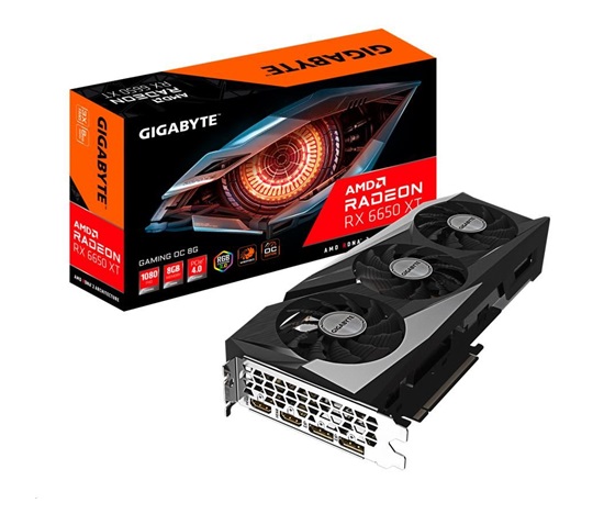 GIGABYTE VGA AMD Radeon RX 6650 XT GAMING OC 8G, 8G GDDR6, 2xDP, 2xHDMI