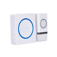 Solight bezdrátový zvonek, bateriový, 200m, bílý