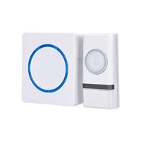 Solight bezdrátový zvonek, bateriový, 200m, bílý