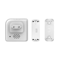 Solight bezdrátový zvonek, do zásuvky, 200m, bílý, learning code