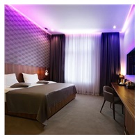 Solight LED světelný pás, RGB, 3m, sada s 12V adaptérem a dálk. ovladačem, 7,2W/m, IP20