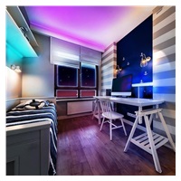 Solight LED světelný pás, RGB, 3m, sada s 12V adaptérem a dálk. ovladačem, 7,2W/m, IP20