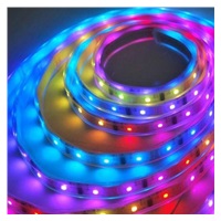 Solight LED světelný pás, RGB, 3m, sada s 12V adaptérem a dálk. ovladačem, 7,2W/m, IP20