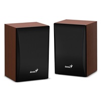 GENIUS reproduktory SP-HF380BT/ 2.0/ Bluetooth/ 3W/ dřevěné/ barva dřevo