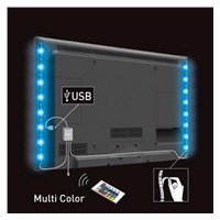 Solight LED RGB pásek pro TV, 2x 50cm, USB, vypínač, dálkový ovladač