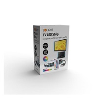 Solight LED RGB pásek pro TV, 2x 50cm, USB, vypínač, dálkový ovladač