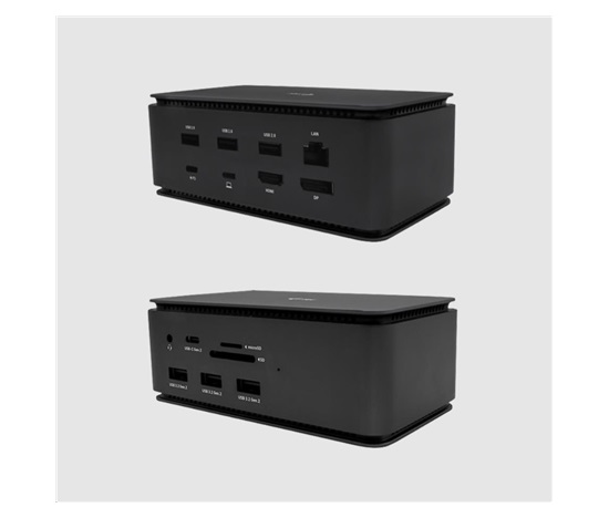 i-tec USB4 Metal Docking station Dual 4K HDMI DP + Power Delivery 80 W