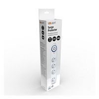 Solight přepěťová ochrana, 150J, 4 zásuvky, 1,5m, bílá