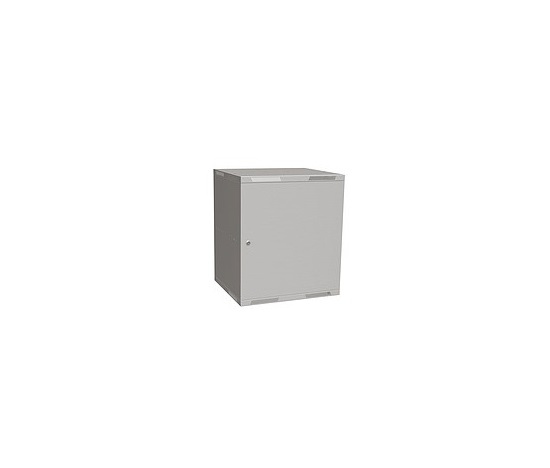 Solarix szafa naścienna składana SENSA LITE 12U 450mm, drzwi blaszane, RAL 7035