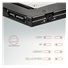 AXAGON RSS-CD09 ramka na 2,5" SSD/HDD do gniazda DVD, 9.5 mm, LED, aluminium