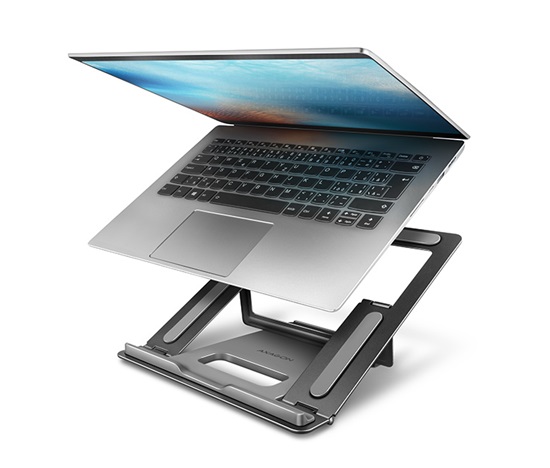 AXAGON STND-L, aluminiowa podstawa do laptopów 10" - 16", 4 regulowane kąty nachylenia
