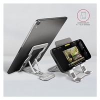 AXAGON STND-M, aluminiowa podstawka do telefonów i tabletów 4" - 10,5", 5 regulowanych kątów nachylenia
