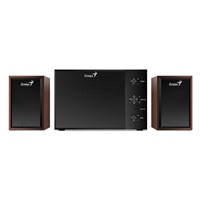 GENIUS reproduktory SW-2.1 350/ 2.1/ 15W/ dřevěné/ barva dřevo