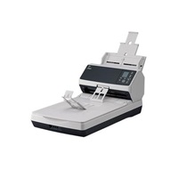 RICOH skener Fi-8270 A4, deska+průchod, 70ppm, 600dpi, LAN RJ45-1000, USB 3.2,ADF 100listů, 10000 listů za den
