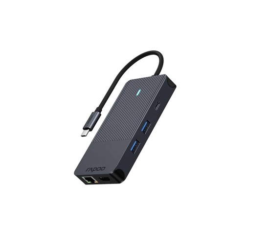 RAPOO adaptér UCM-2005, 10-in-1 USB-C Multiport Adapter