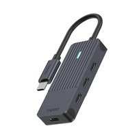 RAPOO rozbočovač UCH-4002, USB-C na USB-C