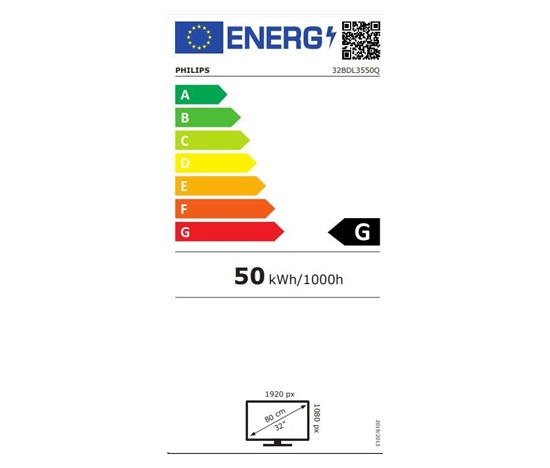 Philips LED display 32" 32BDL3550Q/00
