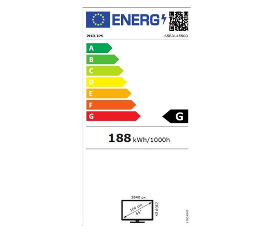 Philips LED display 65" 65BDL4550D/00