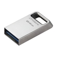 Kingston Flash Disk 64GB DataTraveler Micro 200MB/s Metal USB 3.2 Gen 1