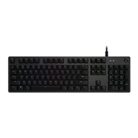 Logitech Mechanical Gaming Keyboard G512 CARBON LIGHTSYNC RGB with GX Red switches - CARBON - US INT'L - USB - IN