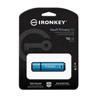 Kingston Flash Disk IronKey 16GB Vault Privacy 50 AES-256 Encrypted, FIPS 197