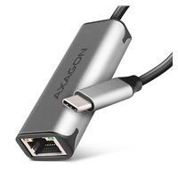 AXAGON ADE-25RC, USB-C 3.2 Gen 1 - karta sieciowa 2.5 Gigabit Ethernet, Realtek 8156, automatyczna instalacja, szara