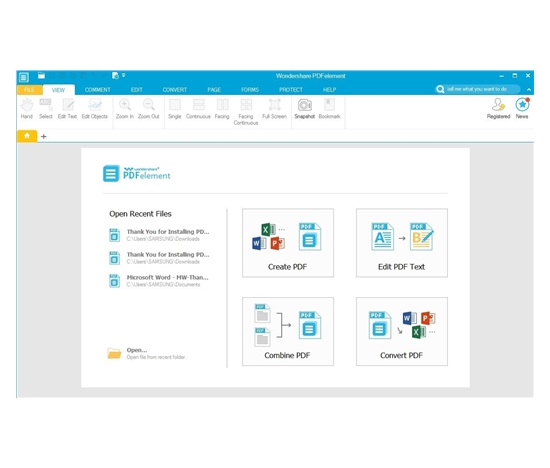 Wondershare PDFelement for Business, Windows