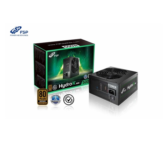 Fortron zdroj 500W HYDRO K PRO 500, 80PLUS Bronze, 230V