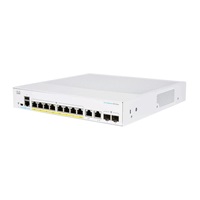 Cisco switch CBS250-8P-E-2G (8xGbE,2xGbE/SFP combo,8xPoE+,60W,fanless) - REFRESH