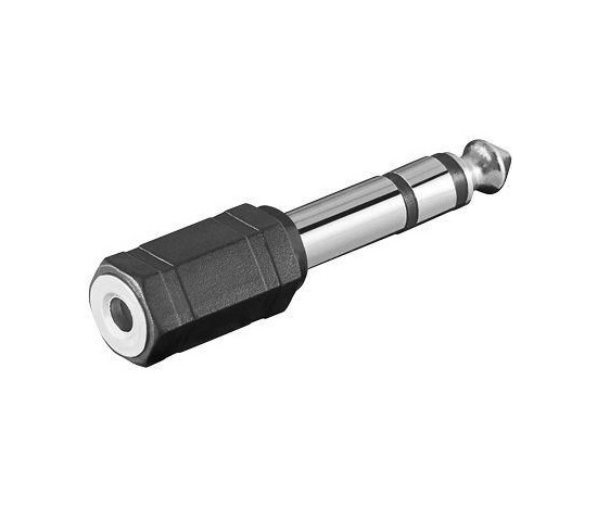 PremiumCord adaptér 6,3mm Stereo plug - 3,5mm Stereo jack (M/F)