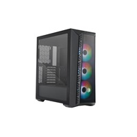 Cooler Master case MasterBox 520 Mesh, ATX, Průhledná bočnice, 3x 120mm ARGB Fan, ARGB Hub, Černá