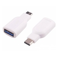 PremiumCord adaptér USB 3.1 konektor C - USB 3.0  A (M/F), OTG, bílá