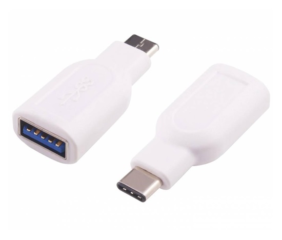 PremiumCord adaptér USB 3.1 konektor C - USB 3.0  A (M/F), OTG, bílá