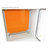 XtendLan 19" univerzální rozvaděč s montážní deskou, krytí IP66, šířka 380mm, hloubka 210mm, výška 380mm, šedý