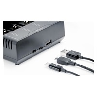 GEMBIRD nabíječka baterií BC-USB-02, 4ks, Ni-MH + Li-ion