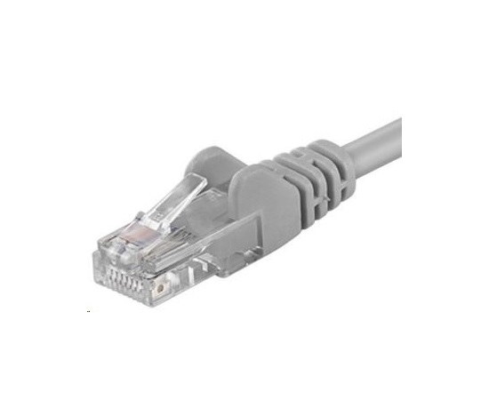 PremiumCord Patch kabel UTP RJ45-RJ45 CAT6 0.5m šedá