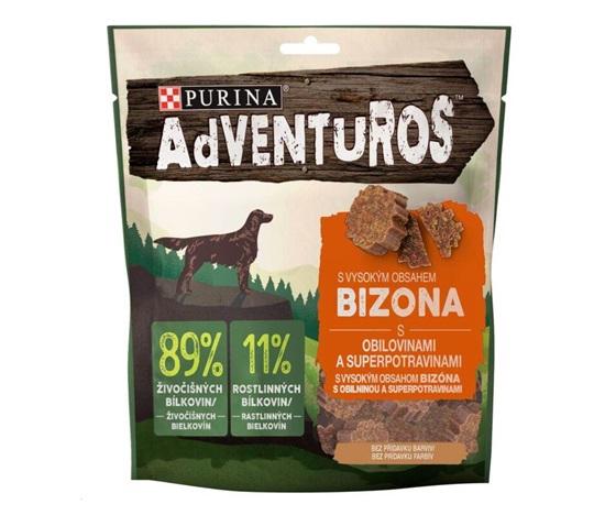 Purina Adventuros s bizonem, obilovinou a superpotravinami 90 g