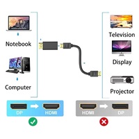 PremiumCord adaptér DisplayPort - HDMI, FULL HD 1080p Male/Female, pozlacené konektory