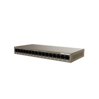 Tenda TEG1016M - 16-port Gigabit Ethernet Switch, 10/100/1000 Mbps, Fanless, Kov