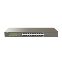 Tenda TEG1124P-24-250W - PoE AT Switch 235Watt, 24xRJ45 Switch s 24x 10/100/1000 Mbps PoE, Kov