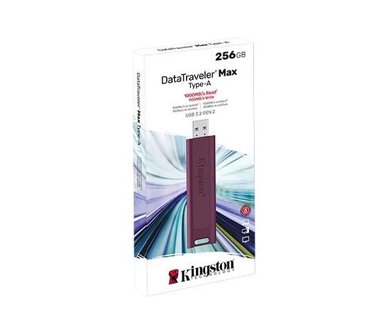 Kingston Flash Disk 256GB DataTraveler Max Type-A 1000R/900W USB 3.2 Gen 2