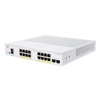Cisco switch CBS250-16P-2G-UK (16xGbE,2xSFP,16xPoE+,120W,fanless) - REFRESH