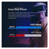 TP-Link Archer TX55E WiFi6 PCIe adapter (AX3000,2,4GHz/5GHz,Bluetooth5.2)